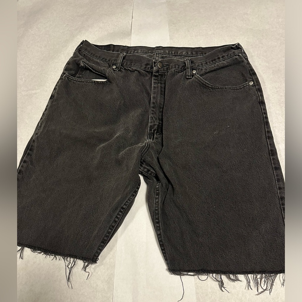 Wrangler Men's Dark Gray Jean Shorts